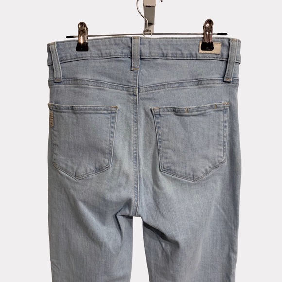 PAIGE MARGOT ANKLE  LIGHT-WASH DENIM-PANTS  HIGH-WAIST SKINNY JEANS - Picture 5 of 12